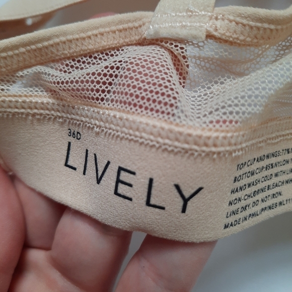 NWT Lively No-Wire Push-Up bra Toasted Almond Style #45620 Size 36D - Picture 10 of 12